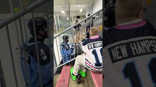 Mike cheering on his favorite hockey team! #hockey #hooksett #nh #mountainkings
