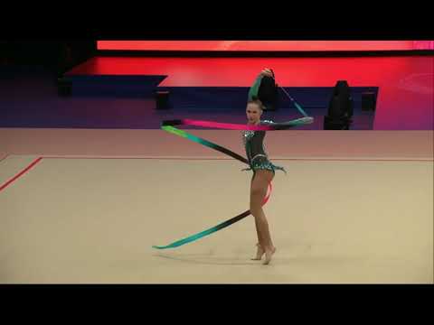 видео: Takhmina Ikromova (UZB) Ribbon Qualification 40th FIG Rhythmic Gymnastics World Championships 2023