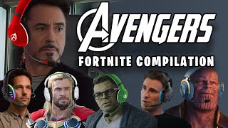 Avengers Playing Fortnite Compilation 1