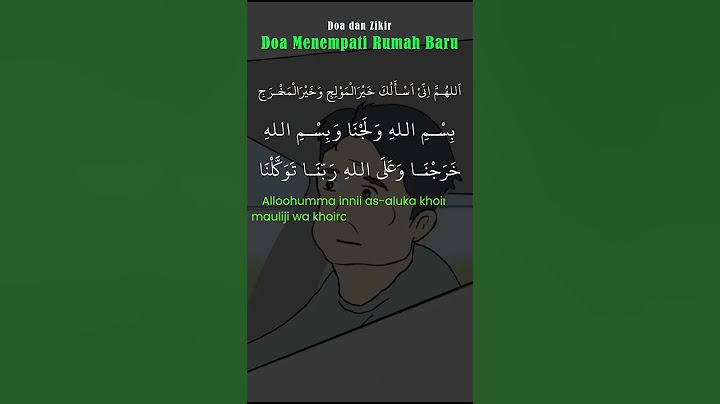 Doa Menempati Rumah Baru | Doa Sehari hari | Doa yang dikutip dari Al Quran dan Hadis #078 #shorts
