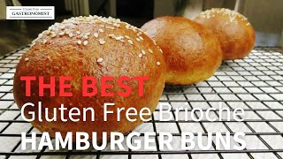 THE BEST Gluten-Free BRIOCHE Hamburger BUNS Fresh Gluten Free Brioche Burger Buns