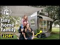 Tiny house family built a 225 sq ft home to travel the world