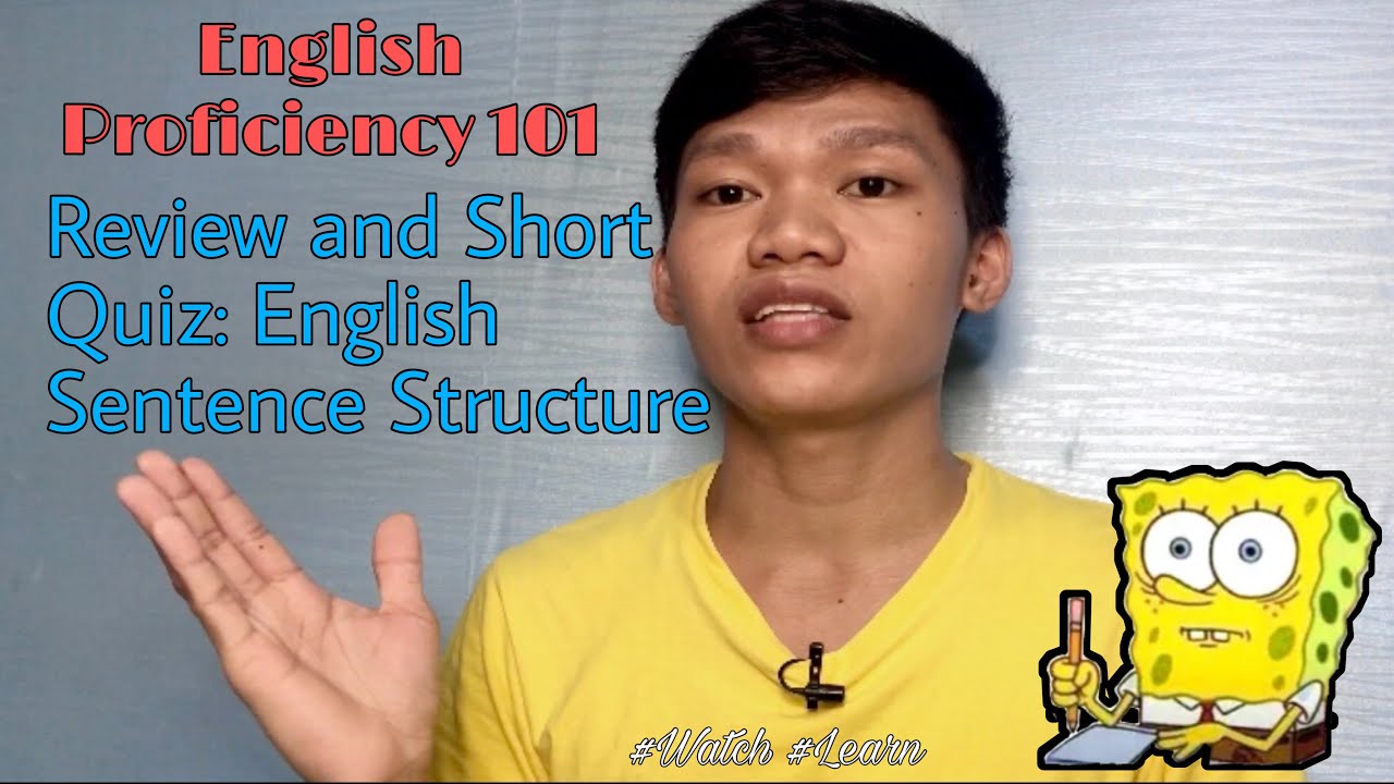 DepEd ENGLISH PROFICIENCY TEST Part 1 Structure Jex Ever YouTube