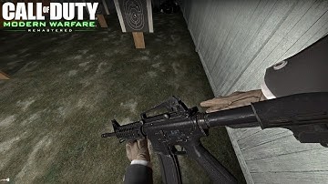 Left 4 Dead 2 M4A1 Call of Duty Modern Warfare Remastered (M16 Weapon Mod) - Denny - Gameplay