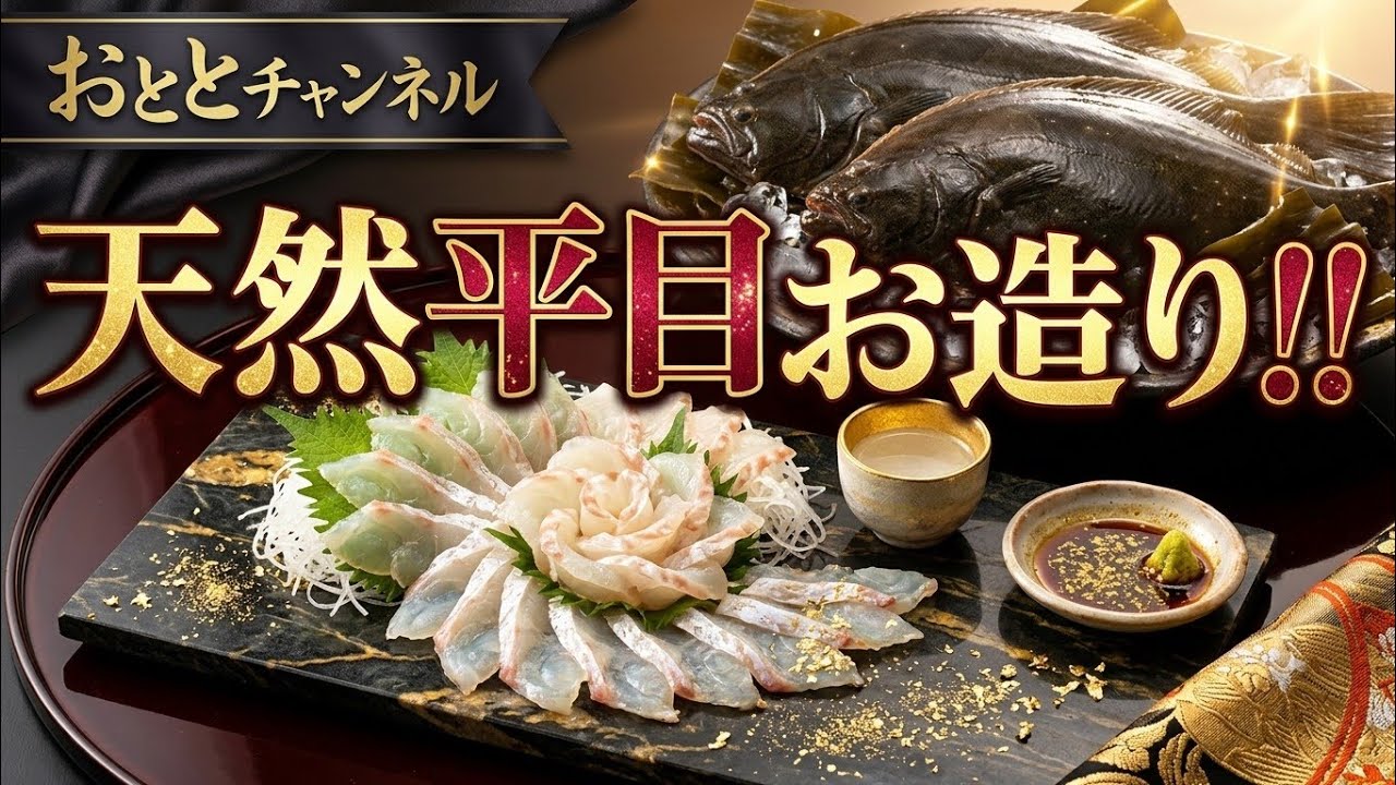 魚の捌き方]天然平目捌き方 - YouTube