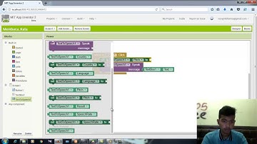 membuat aplikasi membaca kata dengan app inventor 2
