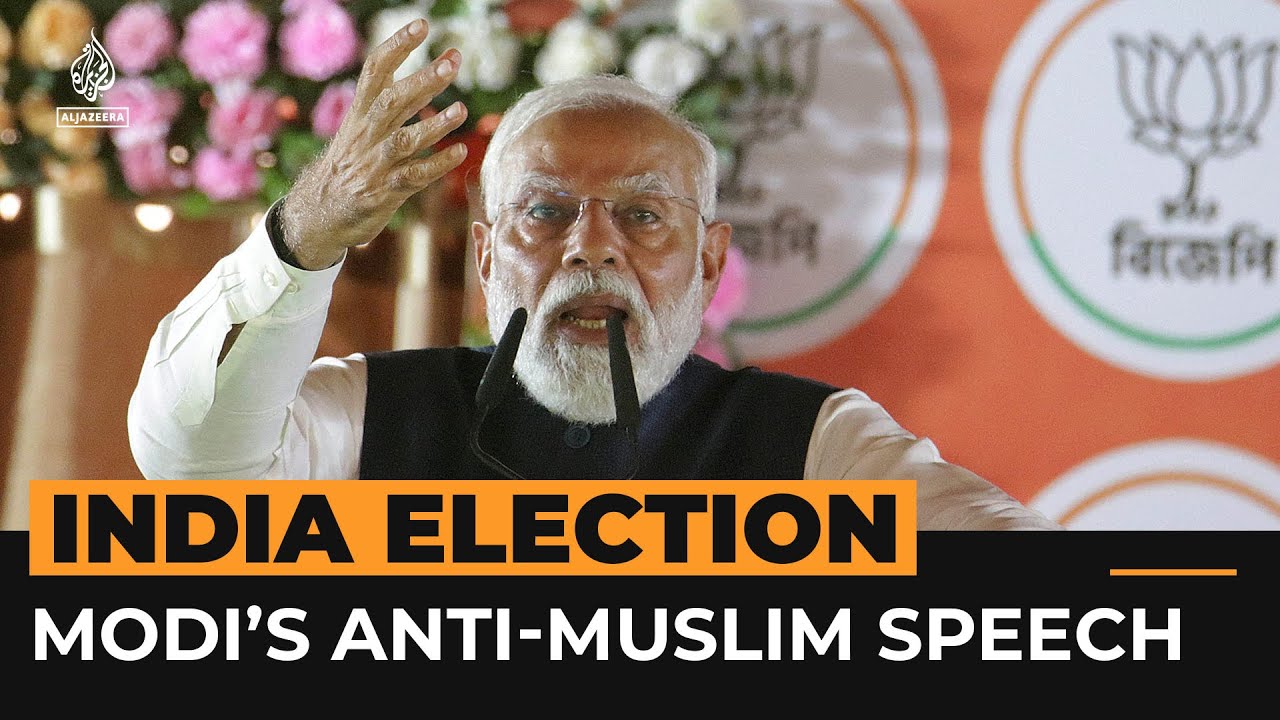 Modi accused of anti Muslim hate speech  Al Jazeera Newsfeed