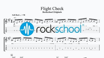 Flight Check - Rockschool Originals, Rockschool 2024 Electric Guitar Grade 5