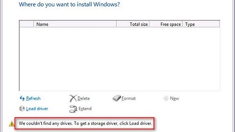 🖴 Install driver to show hardware Windows installation could not find any drives - Intel RAID RST