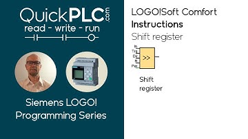 LOGO! Shift register - 8, 16, 24, 32-bit | Siemens PLC programming.