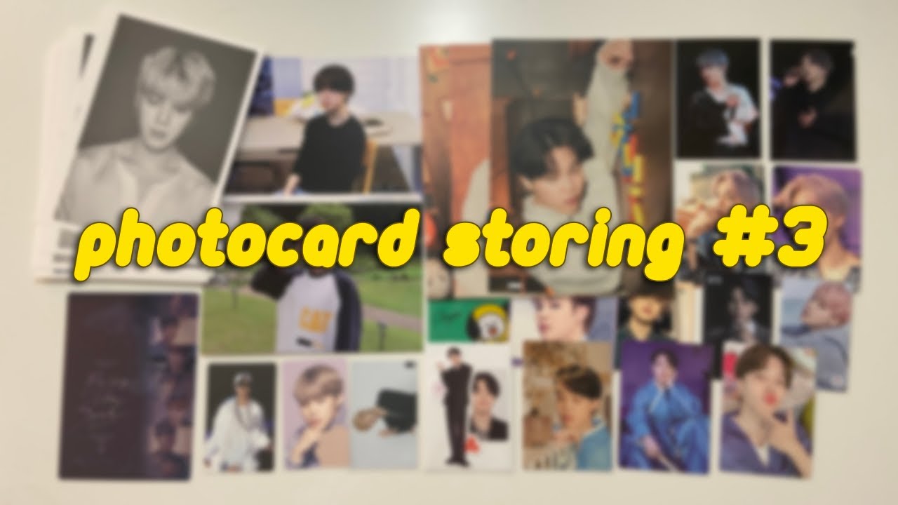 storing & organizing photocards into my jimin / bts binder(s) | april 2022