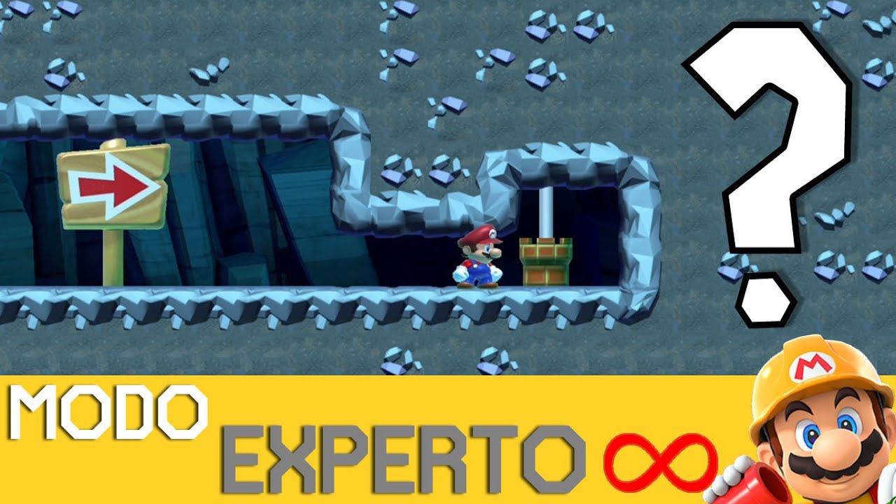 La ÚNICA forma de GANAR es con SUERTE 😟 | EXPERTO INFINITO (NO SKIP) - SMM2 - ZetaSSJ