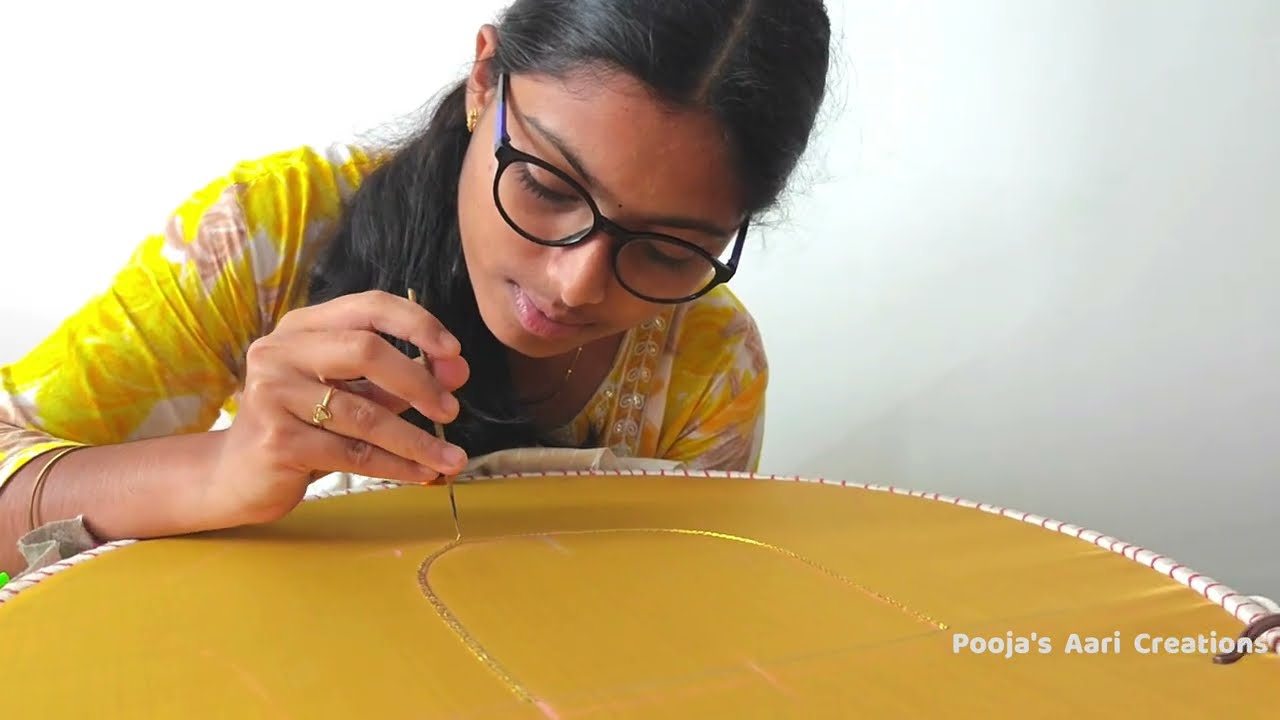 Simple Aari Blouse Design | Easy & Beautiful Design Idea ♥️🪡