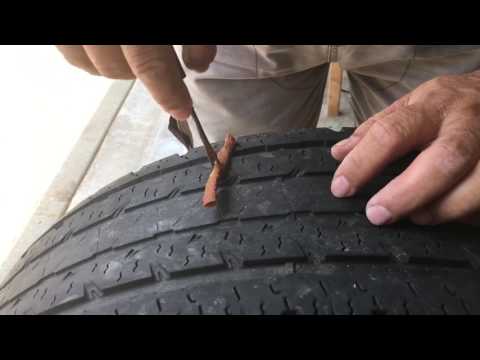 Video: ¿Se puede reparar un neumático con clavo?