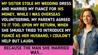 Full MY SISTER STOLE MY WEDDING DRESS AND MARRIED MY FIANCÉ FOR HIS MONEY, WHILE I WAS OVERSEAS VOLUNTEER News