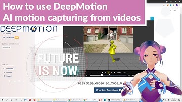 How to turn videos into 3D animation & game development - AI motion capturing web service DeepMotion