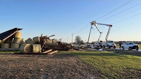 AEP Ohio crews working to restore power to thousands after storm, strong winds