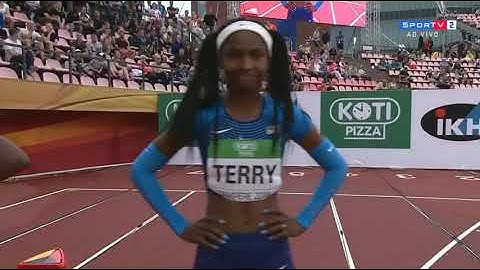 100M Final Feminino Mundial de Atletismo SUB20