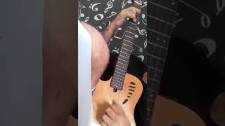 Gravando violão