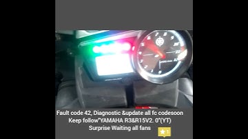 Yamaha R15 V2. 0 Fault code Calculation