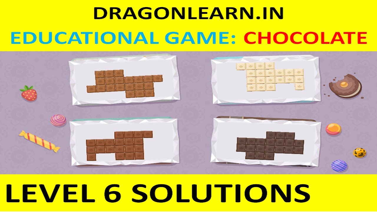 Bricsmath Chocolates Level 6 Solutions ( Dragonlearn Educational Games Solution)