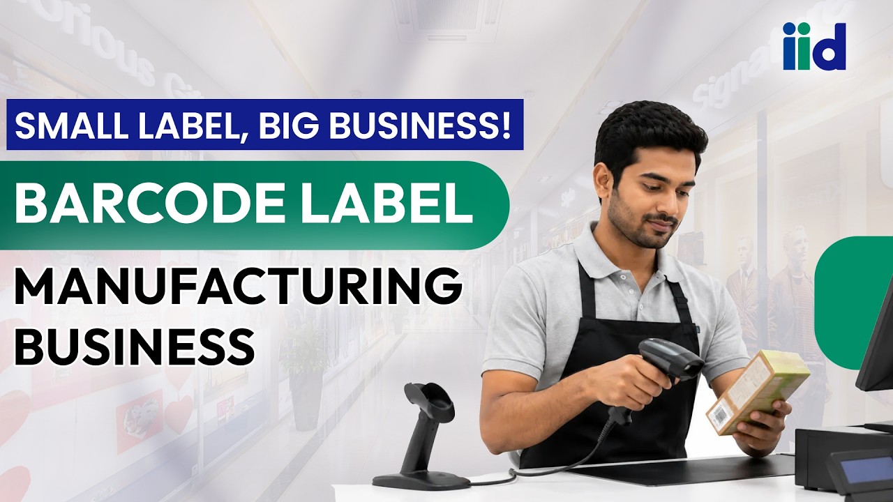 Barcode Label Manufacturing Business in India | How to Start + Cost, Earnings & Future Opportunity