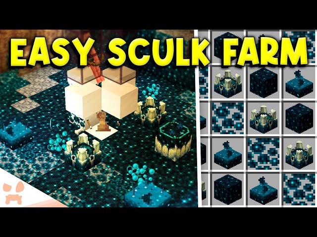 How to Make a Sculk Farm in Minecraft