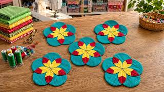 I turn small pieces of fabric into beautiful and creative ideas | Easy sewing that anyone can do.🪡✨