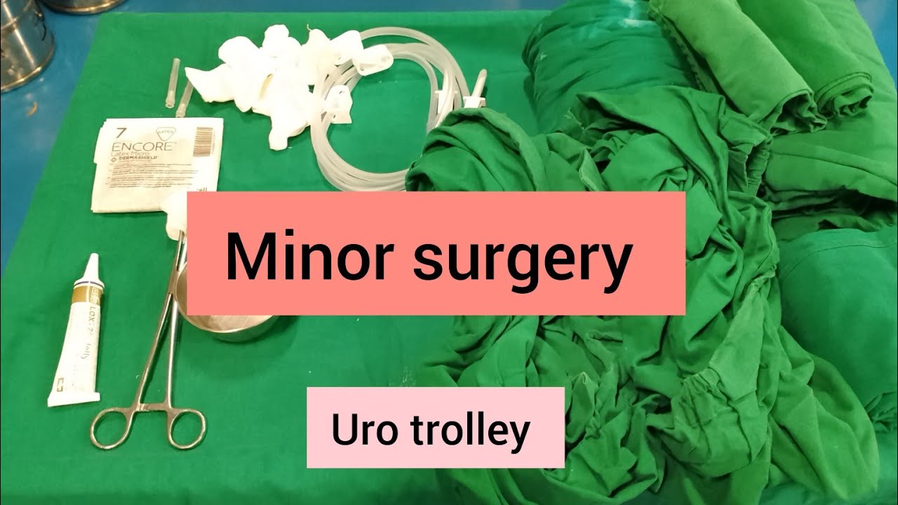 (OT) kidney stones removal surgery trolley and use| 