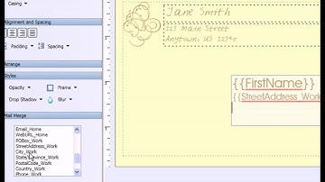 Mail Merge for A Single Sheet Item in The Print Shop 2.0