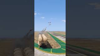 S-500 Missiles Strike Drops the Fighter Jet In GTA ep599 #shorts #shorts