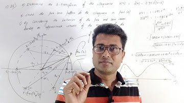 ZT-28 | Solution of 10.28 of Oppenheim |  Sketch Magnitude of Fourier Transform using pole zero