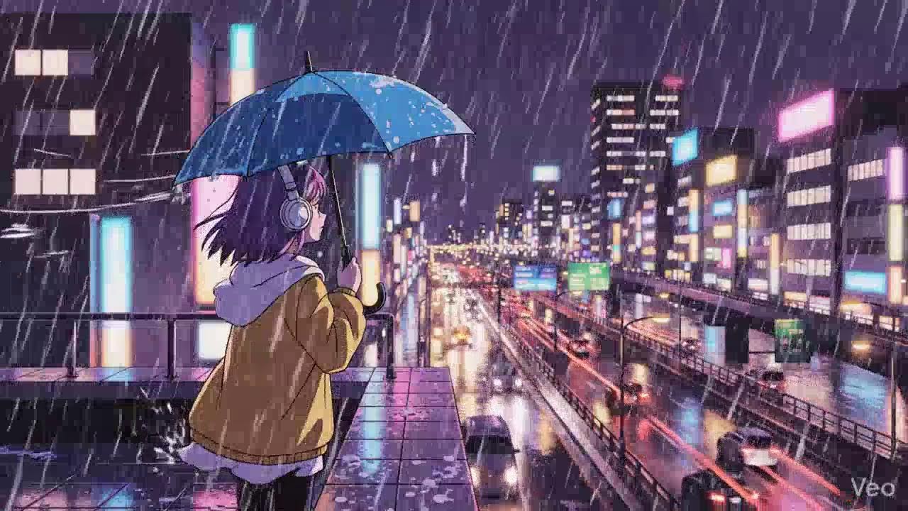 Rainy City Nights 🌧️ Lofi Chillhop from Japan