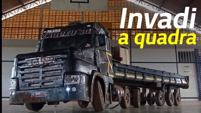 DESENHANDO SCANIA P BITRUCK ARQUEADA NO PAINT video acelerado 