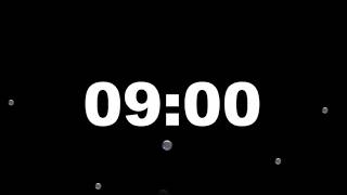 9 Minute Timer with Alarm | Simple Countdown (Full Screen) – ClockUnit