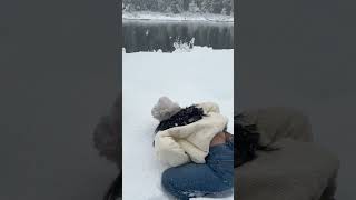 That didn’t go as planned and was very cold #snow