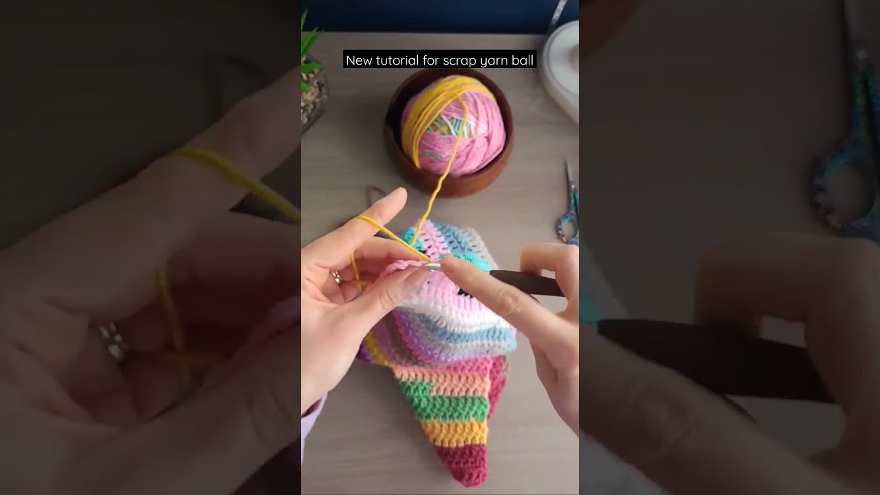 Scrap Yarn Ball - MatayaMade