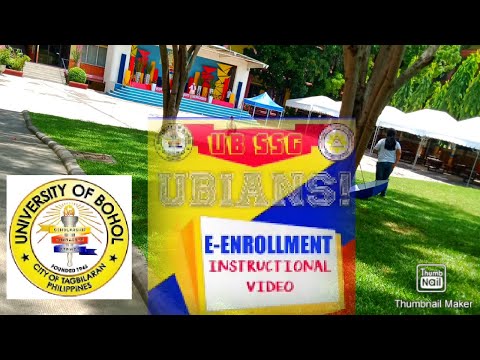 E- Enrollment Procedure? UNIVERSITY OF BOHOL?- Online enrollment Instructional Video.