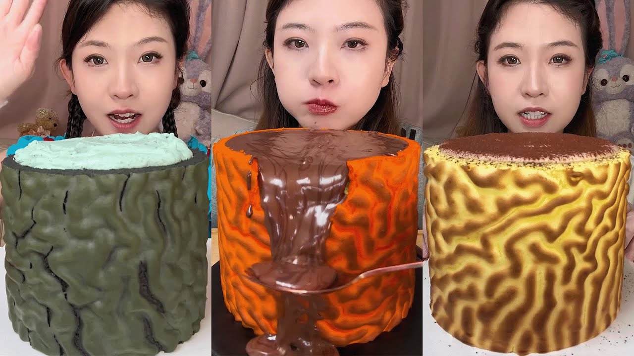 I Ate Too Much Cake 🎂🍰🤤🍫Mint Oreo Explosive Thousand Layers Cake Challenge 