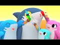 PRANKS song: BABY SHARK paints Daddy’s face! - Good Manners for Kids - Baby Shark Song for Kids