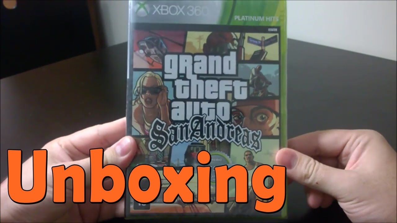 Grand Theft Auto: San Andreas\GTA San Andreas - Xbox 360 - UNBOXING 