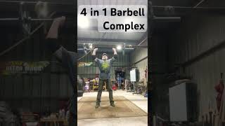 “4 in 1 Barbell complex” #deadlift  #clean #press #pushups #understand #sinner #savior #jesus #need
