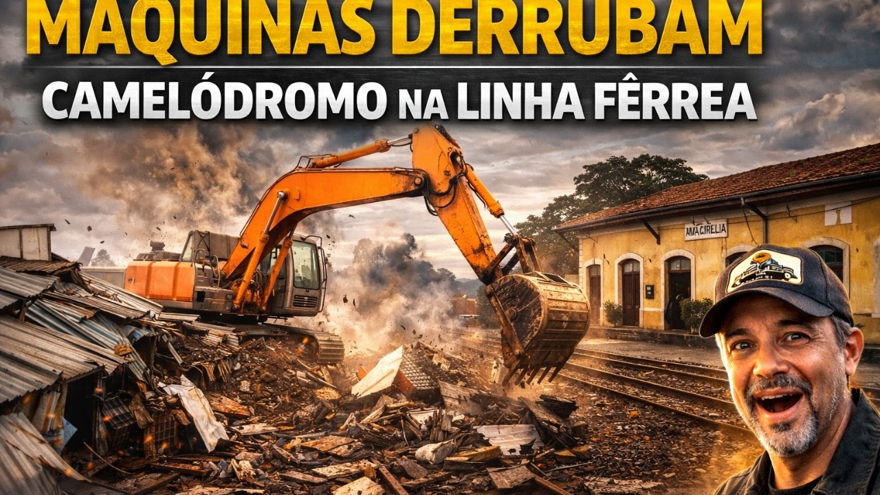 🚨 Fim do Camelódromo na Linha Férrea de Marília