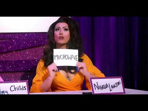 Meecrowavé - Ella Vaday As Nigella Lawson On The Snatch Game | Rupaul's Drag Race UK Season 3