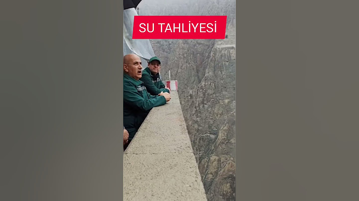 TÜRKİYE'NİN EN YÜKSEK BARAJINDA SU SEVİYESİ 73 METRE'YE ULAŞTI ARTIK SU TAHLİYESİ BAŞLADI
