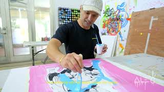 A DAY IN THE LIFE OF MY STUDIO MAKING SILK SCREENS Information