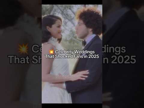 Celebrity Weddings That Shocked Fans In 2025 Celebrities Wedding 