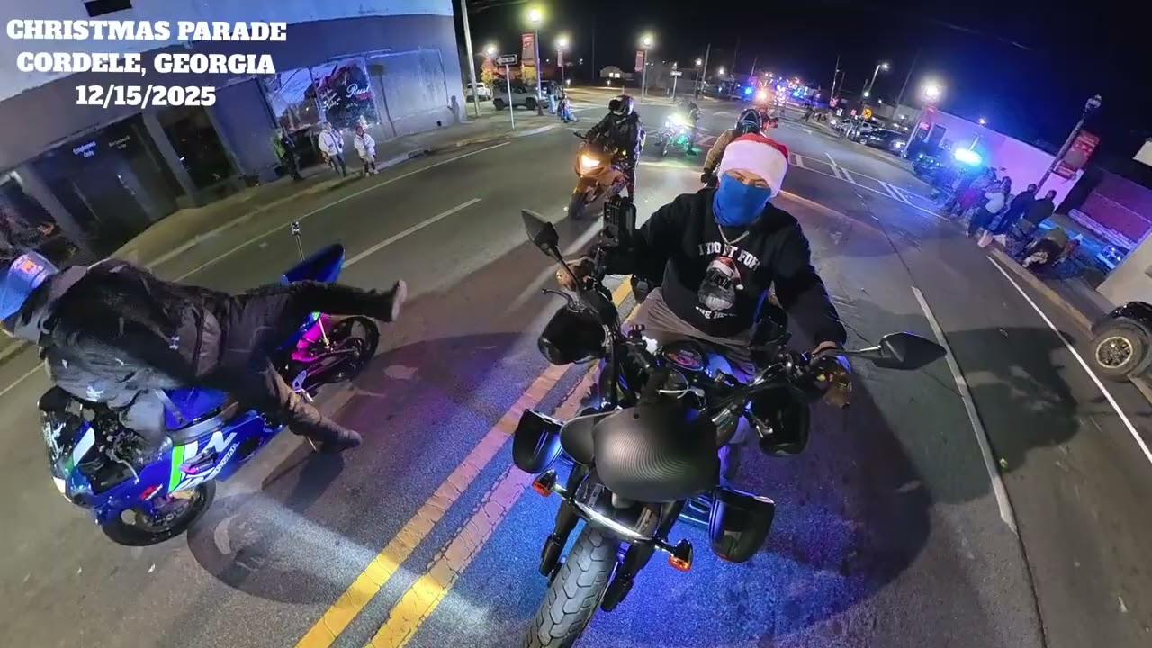 Christmas parade in Cordele, GA 