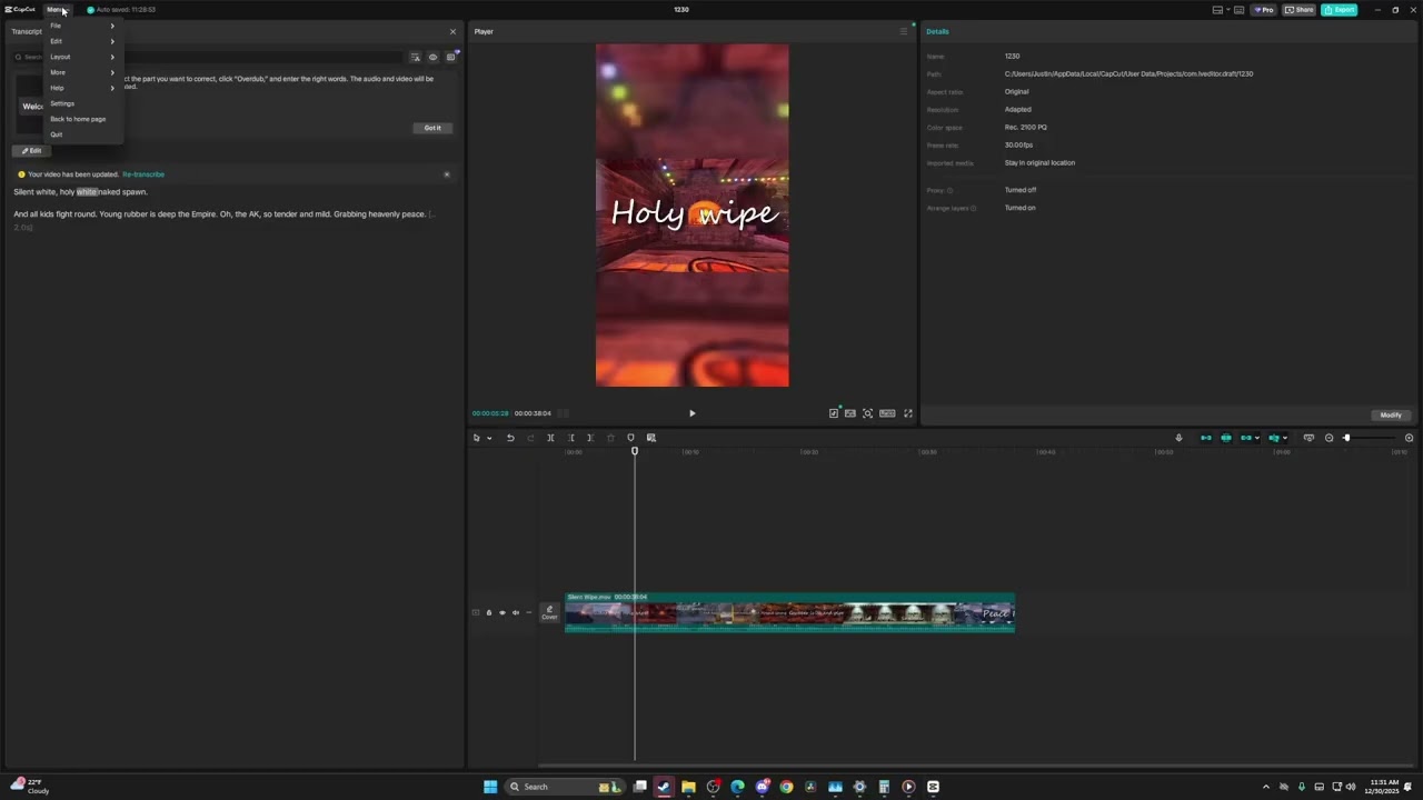 Как отключить автоматические обновления в CapCut