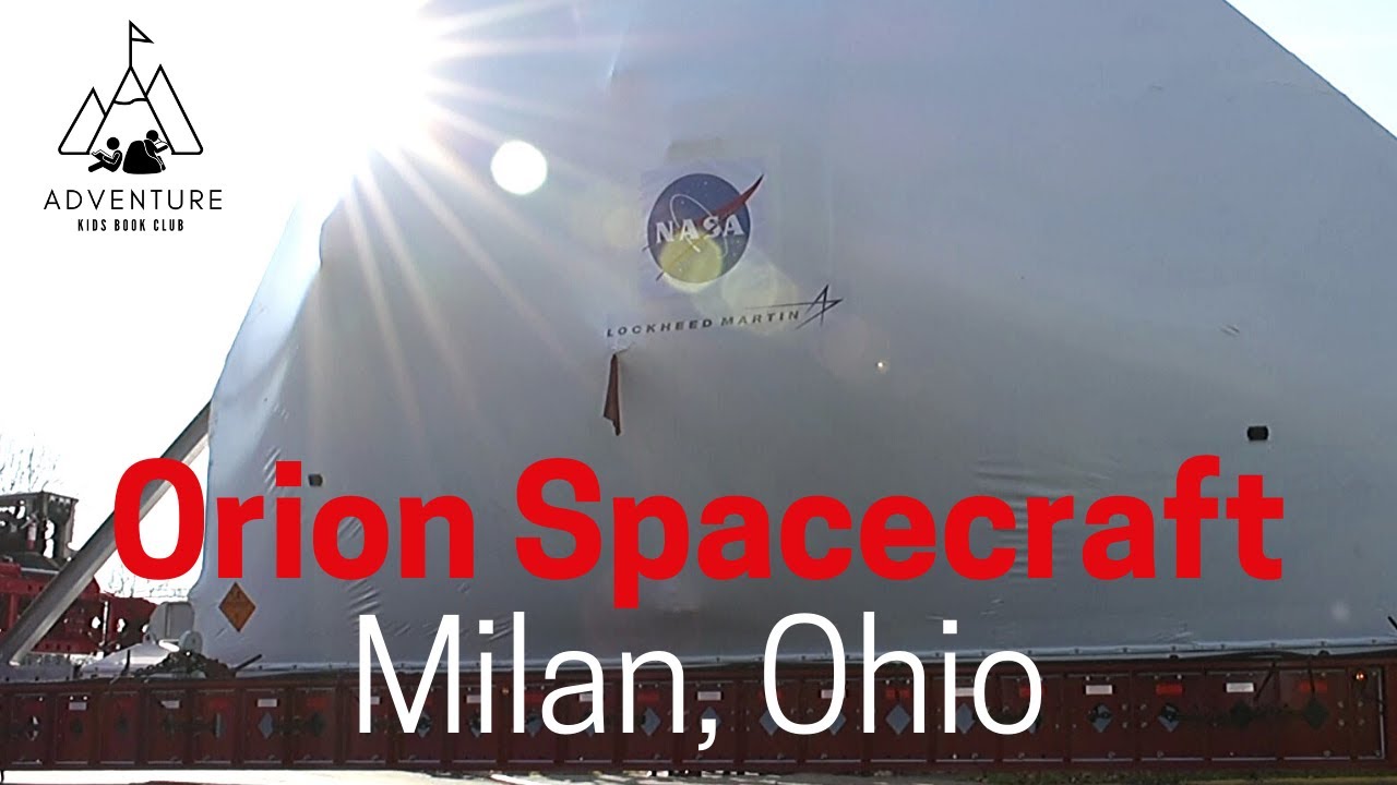 Orion Spacecraft Traveling Through Milan, Ohio